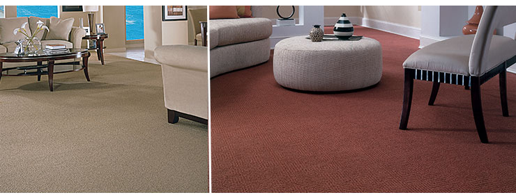 Bedford Mills carpet living room